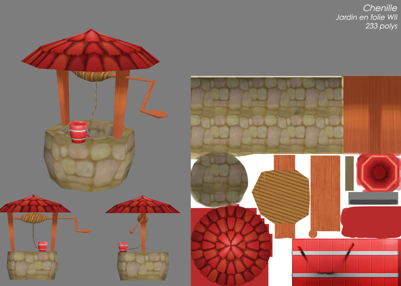 Assets for the DS and Wii game: Let's play Garden