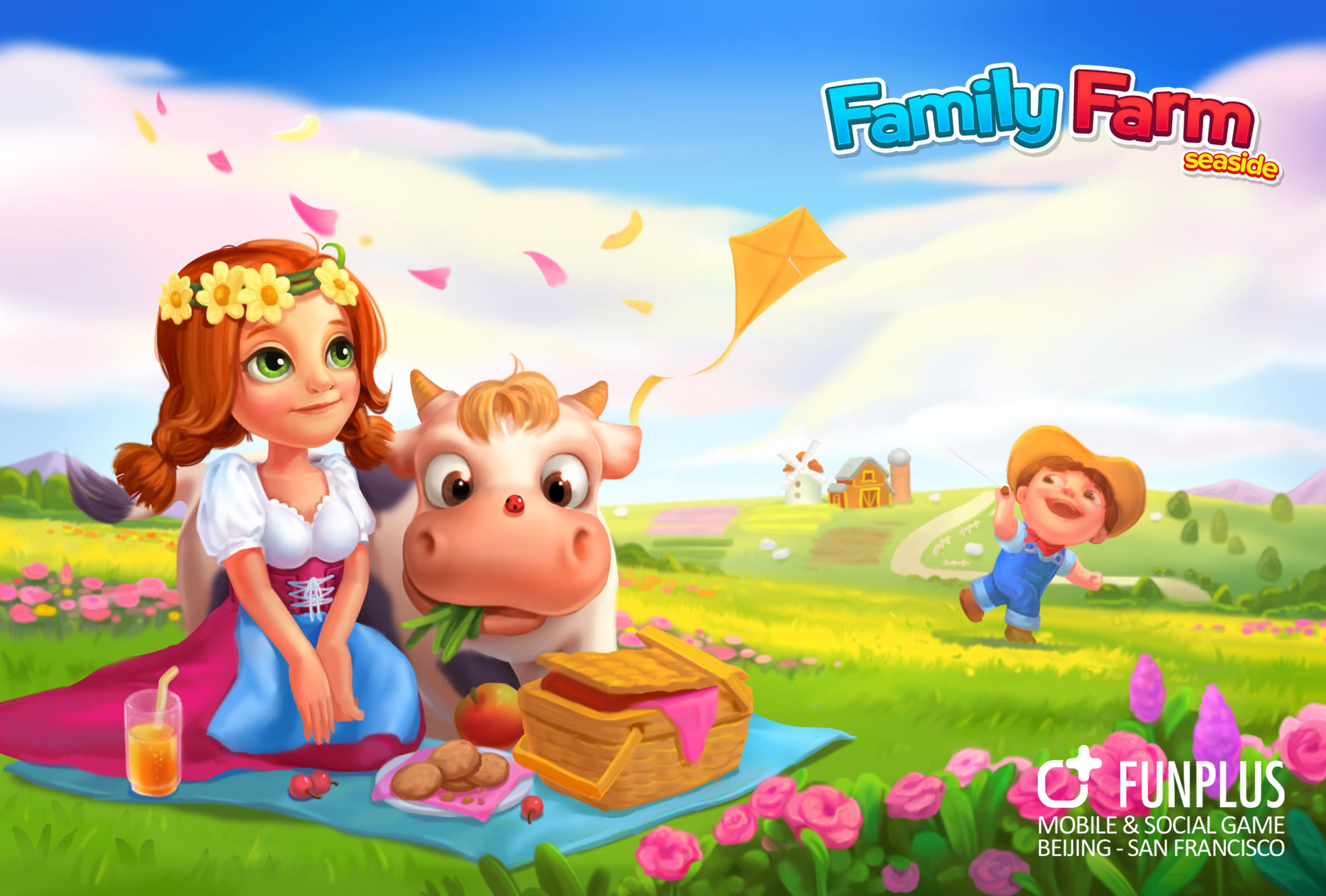 Funplus. Семейная ферма. Family Farm Seaside. Семейная ферма на берегу моря игра. Family Farm game character.