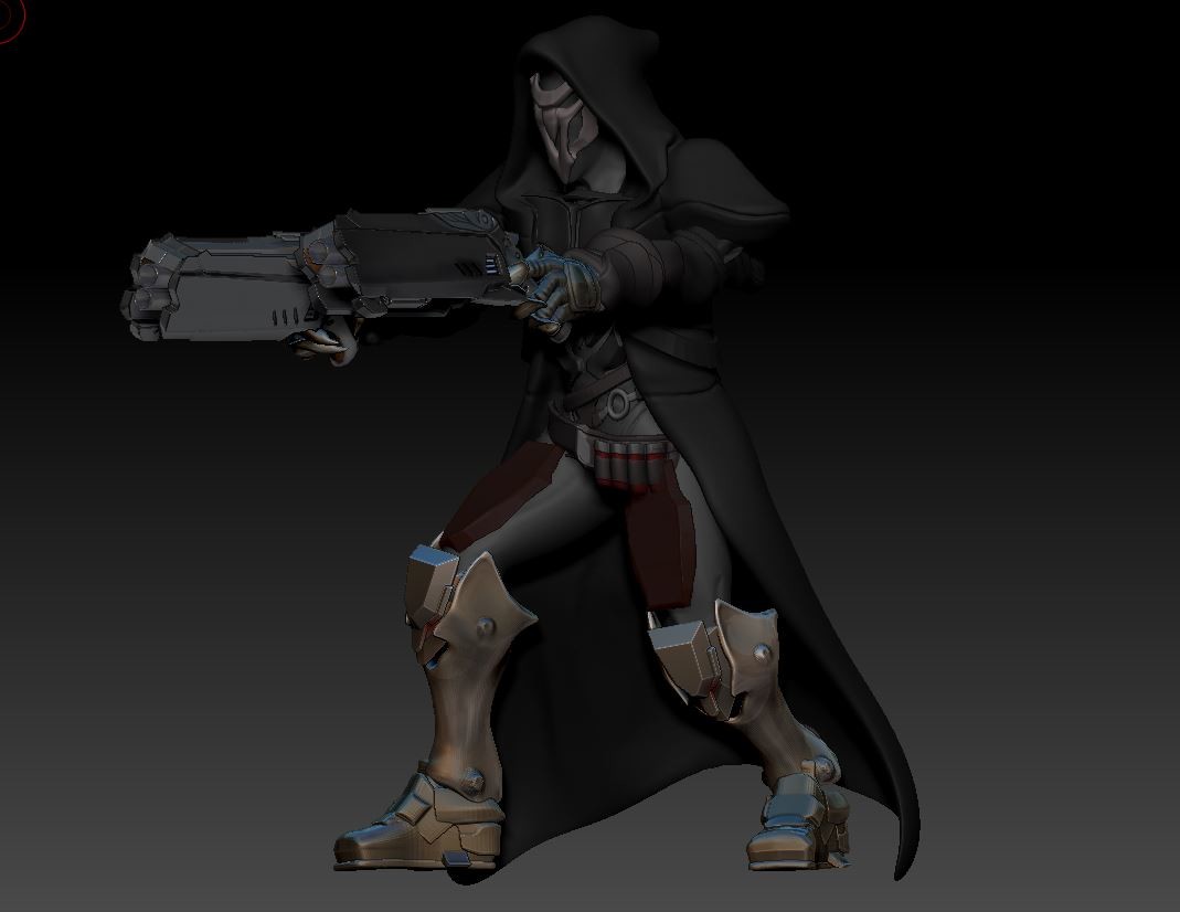 Artstation Reaper Overwatch 3d Model Jocelyne Aguilar Del