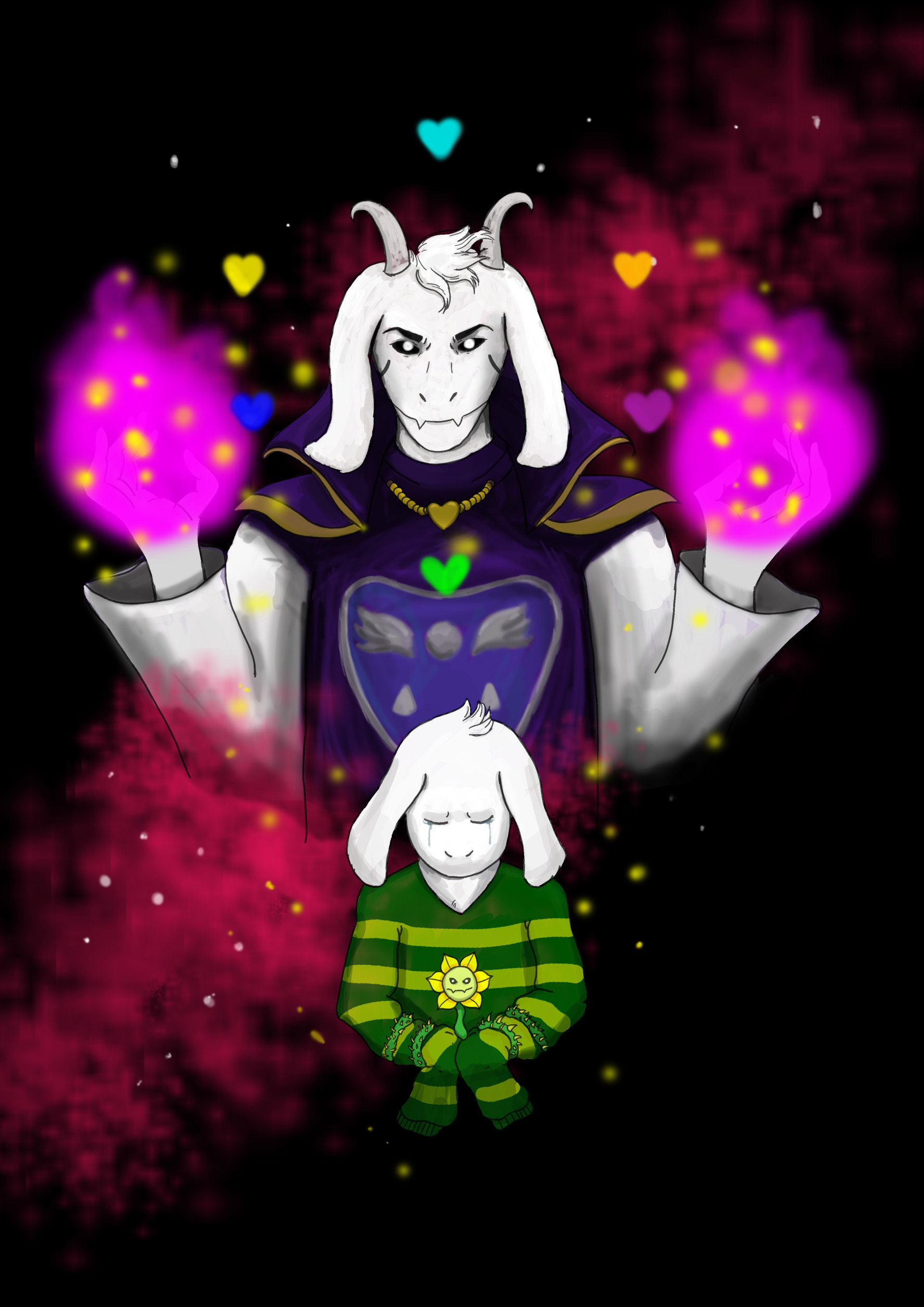 asriel dreemurr gunn illustration