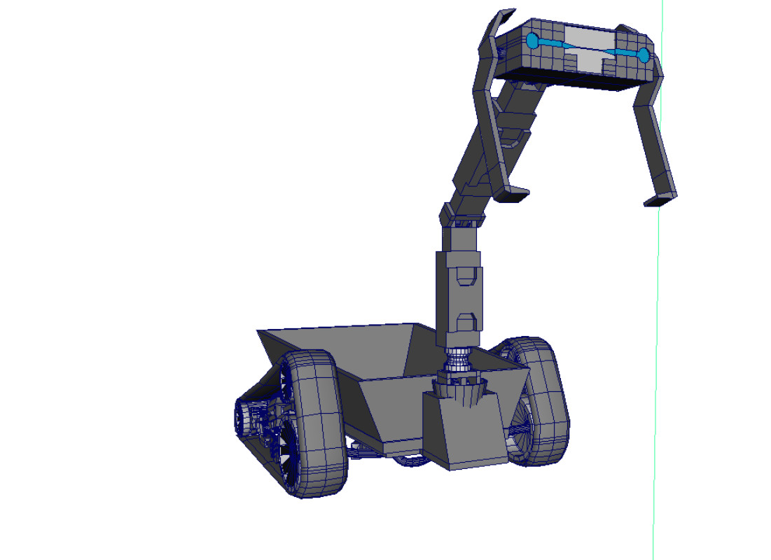 Robot - Mesh, low polly optimised. 