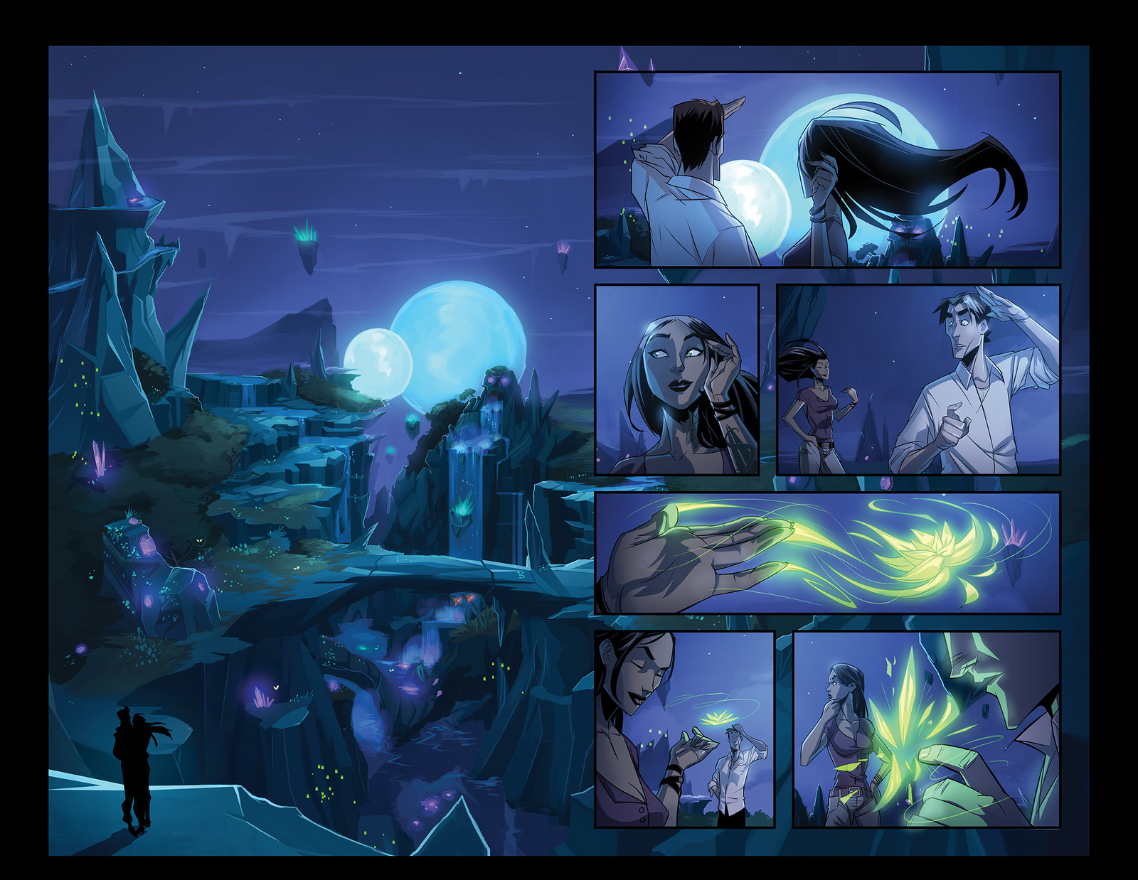 Sequential art: Charismagic # 5 pg8-9