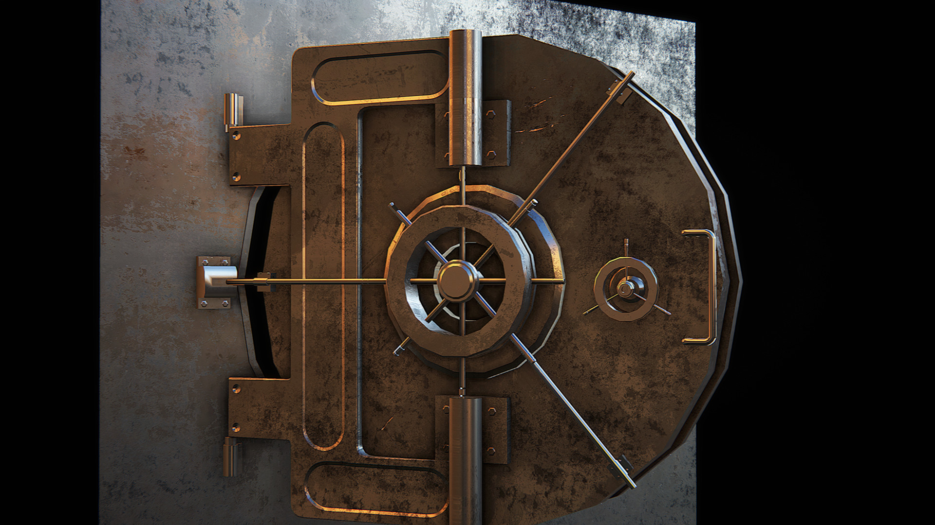 Personal vault door rust фото 1