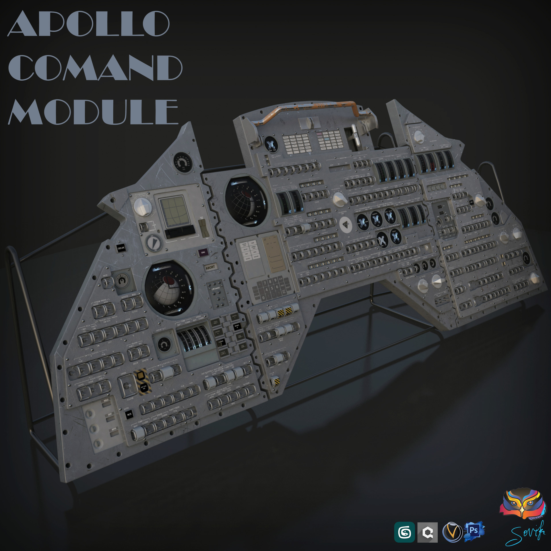 ArtStation - Apollo command module
