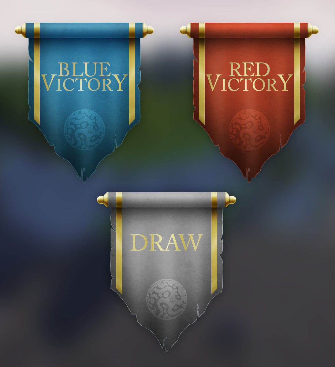 Artstation Victory Banners Ui Chris Mitchell Artstation Victory Banners Ui Chris Mitchell