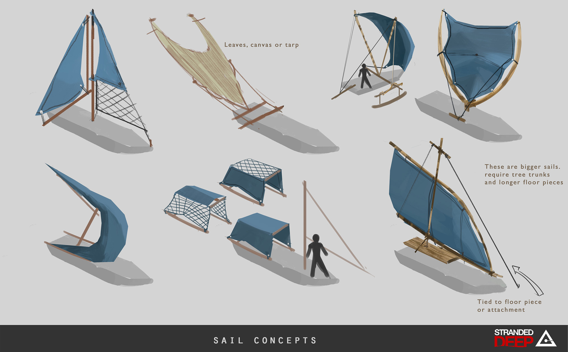 ArtStation - Stranded Deep asset concepts