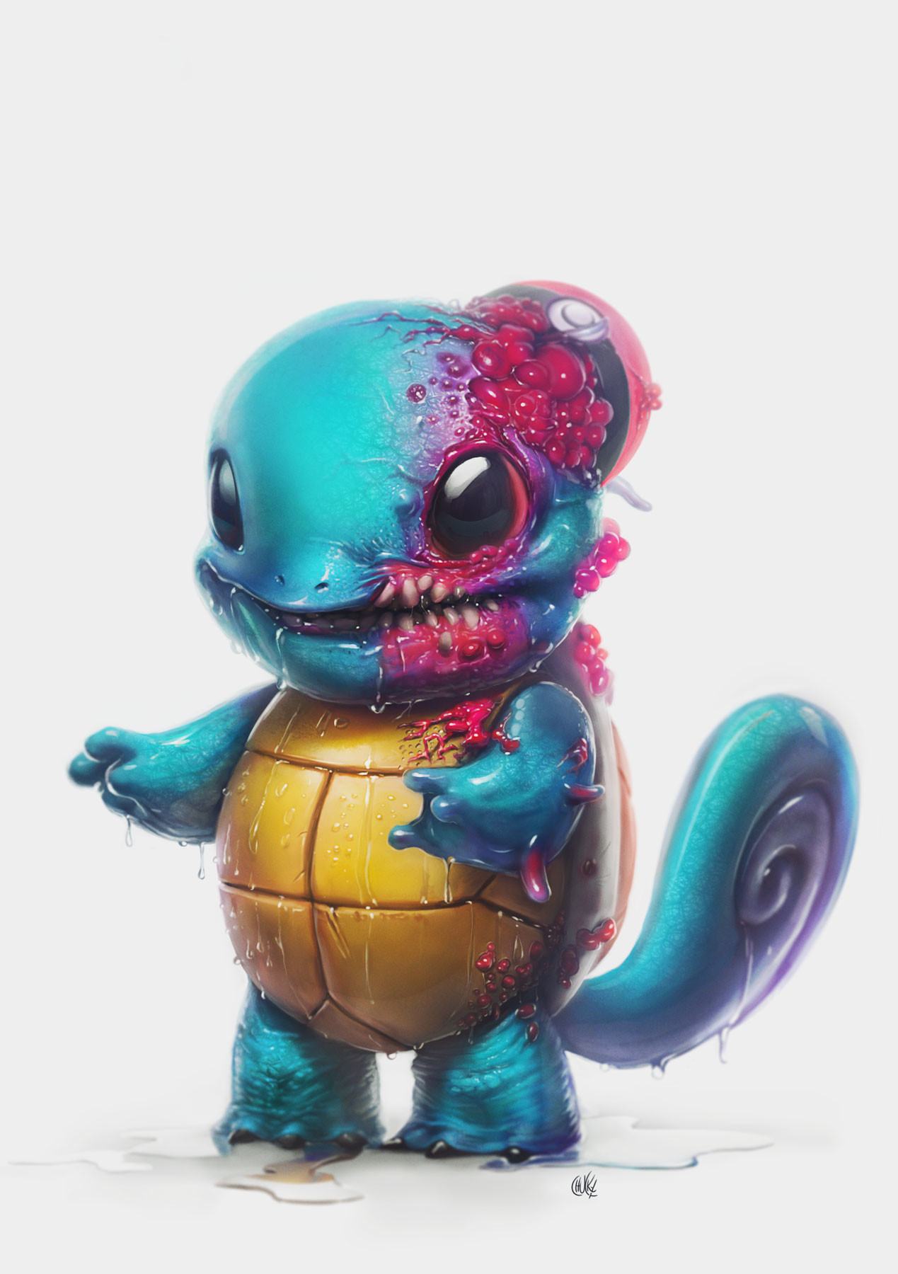 ArtStation - Squirtle Disease Ricardo Chucky