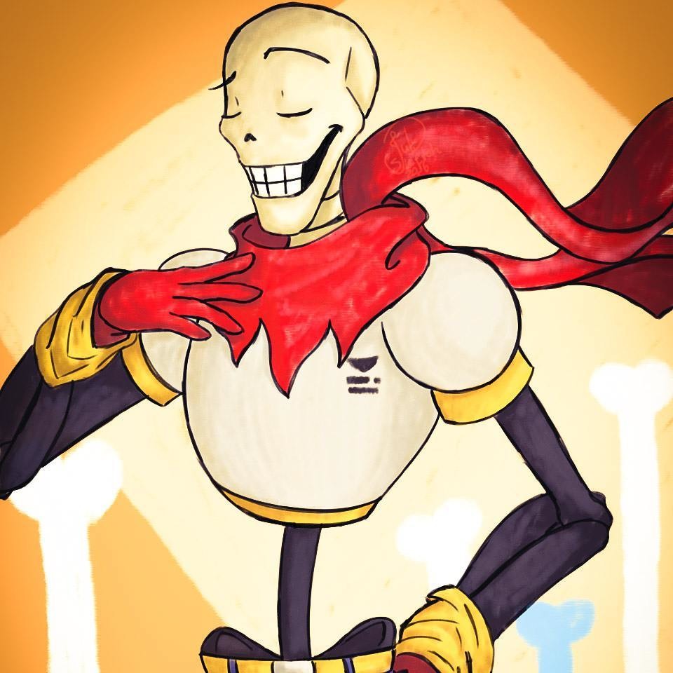 The Great Papyrus, from Undertale.