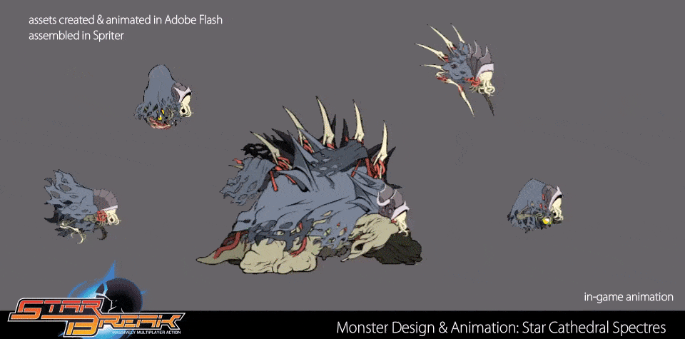 ArtStation - StarBreak Monster Concept & Animation
