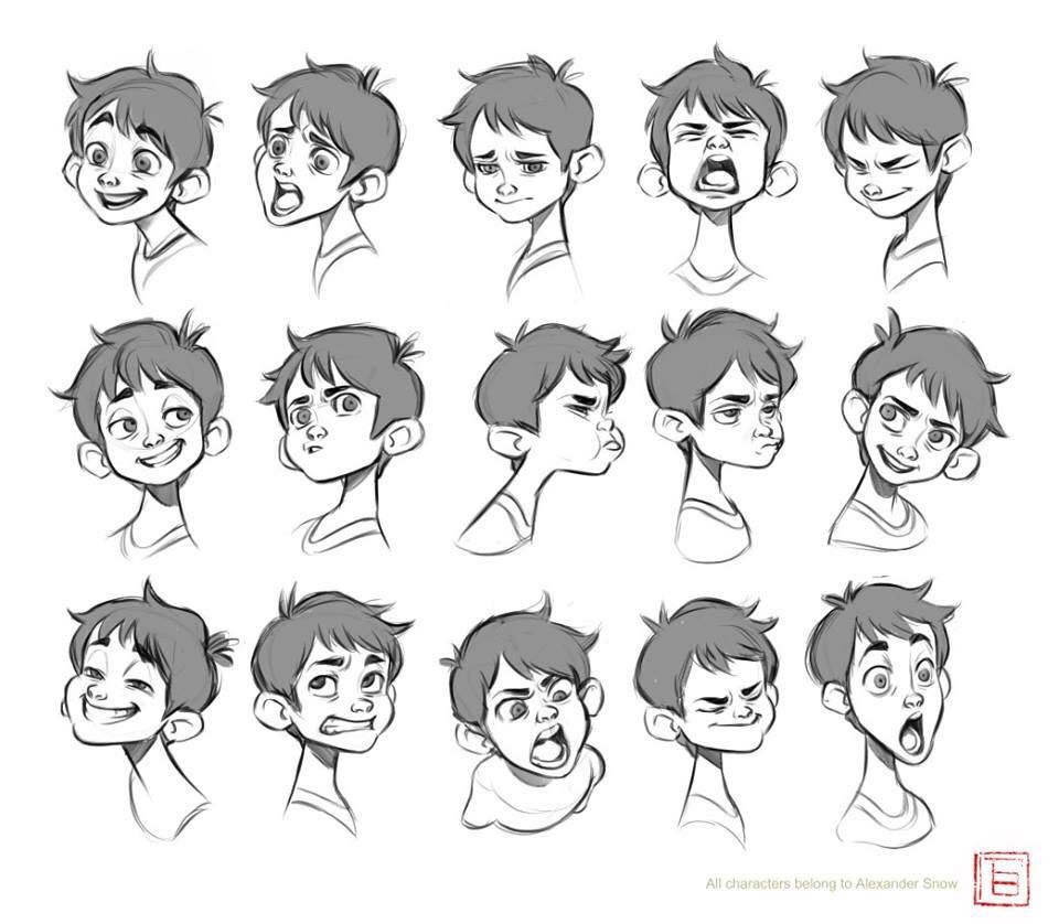TB Choi - expression sheet