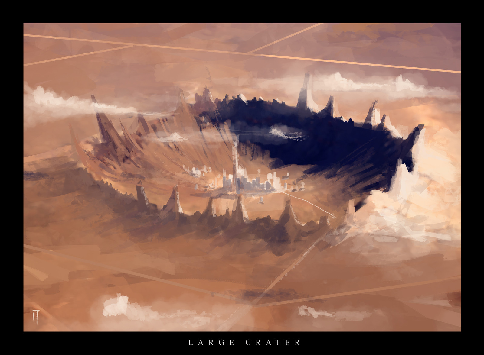 Two 30 min. Sketches - Large Crater and The Archaeologist