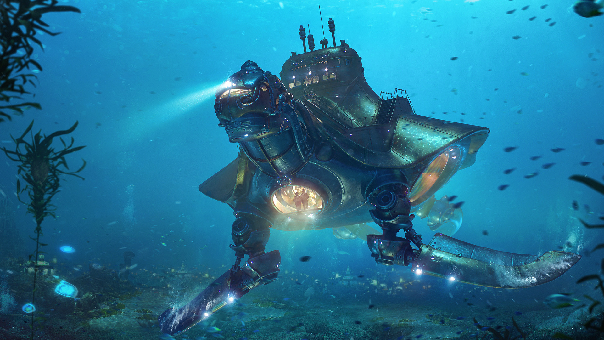 ArtStation - Turtle Submarine