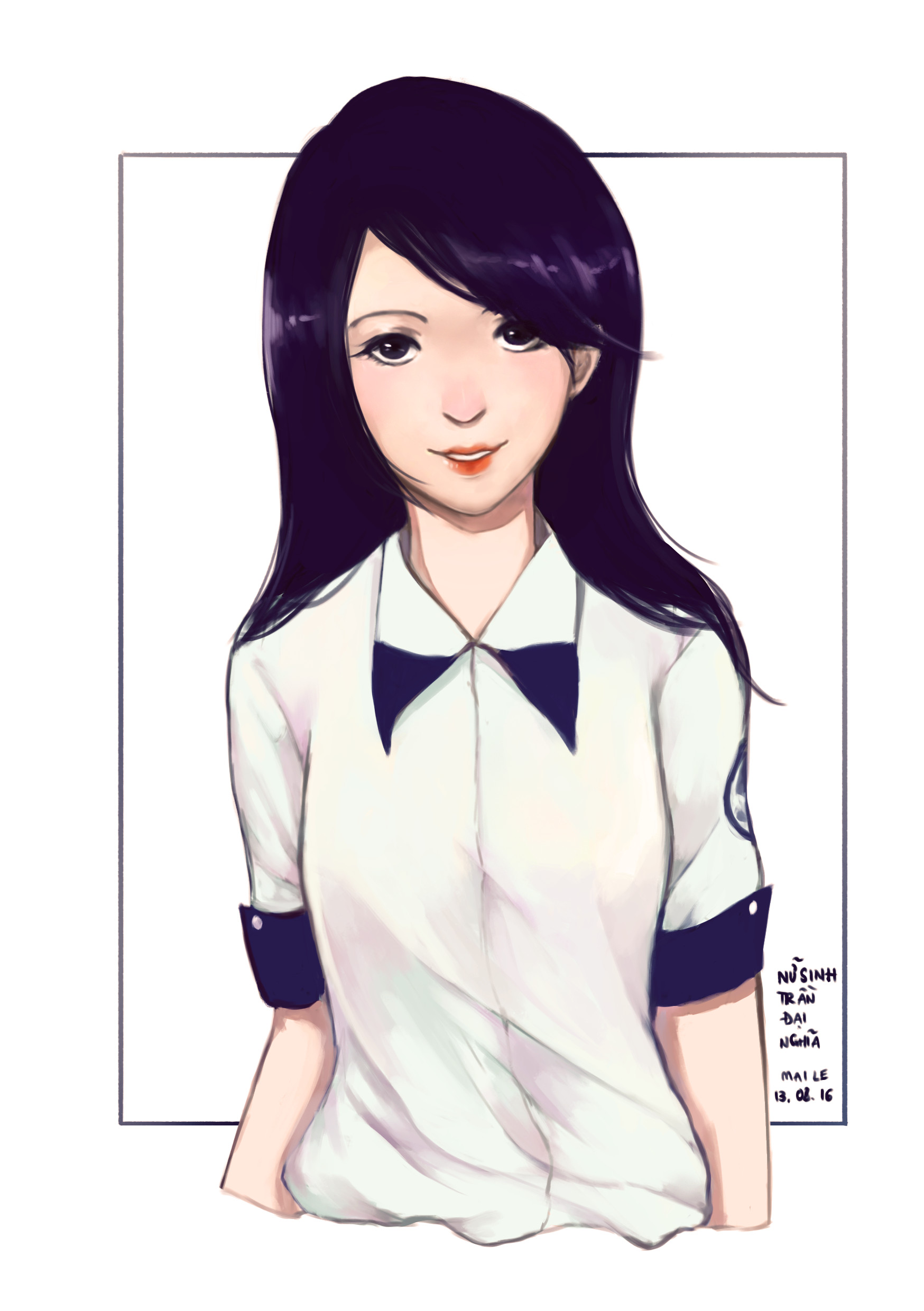 ArtStation - Highschool girl 2