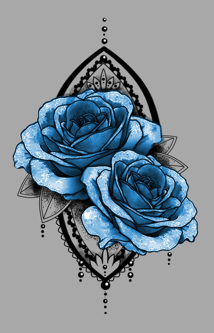 sketches of roses tattoos