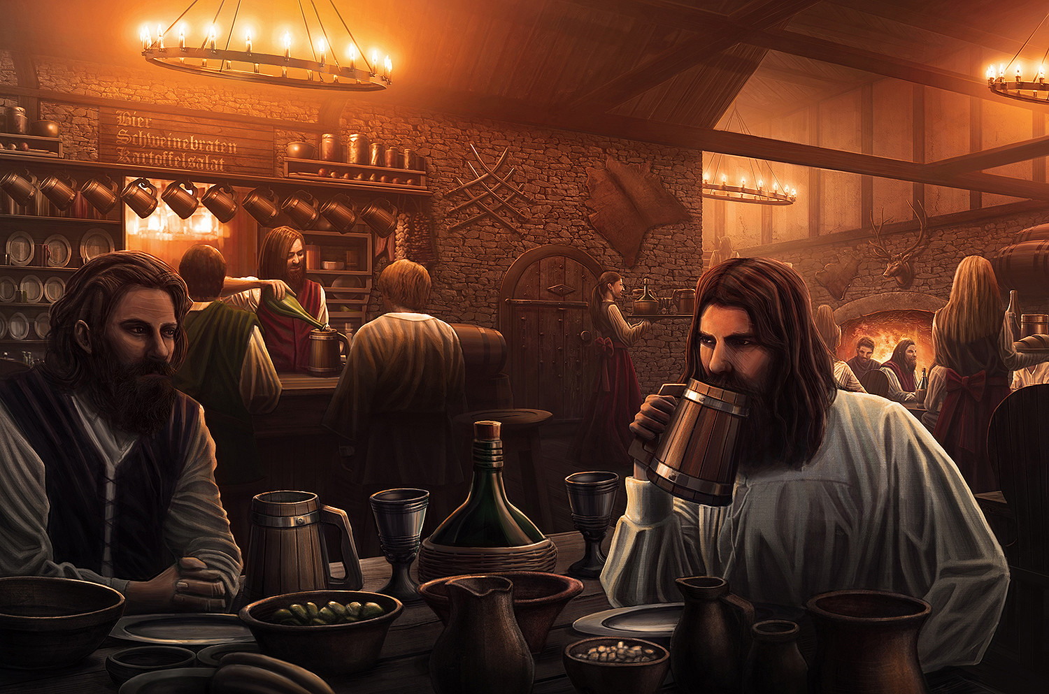 Image result for Medieval tavern