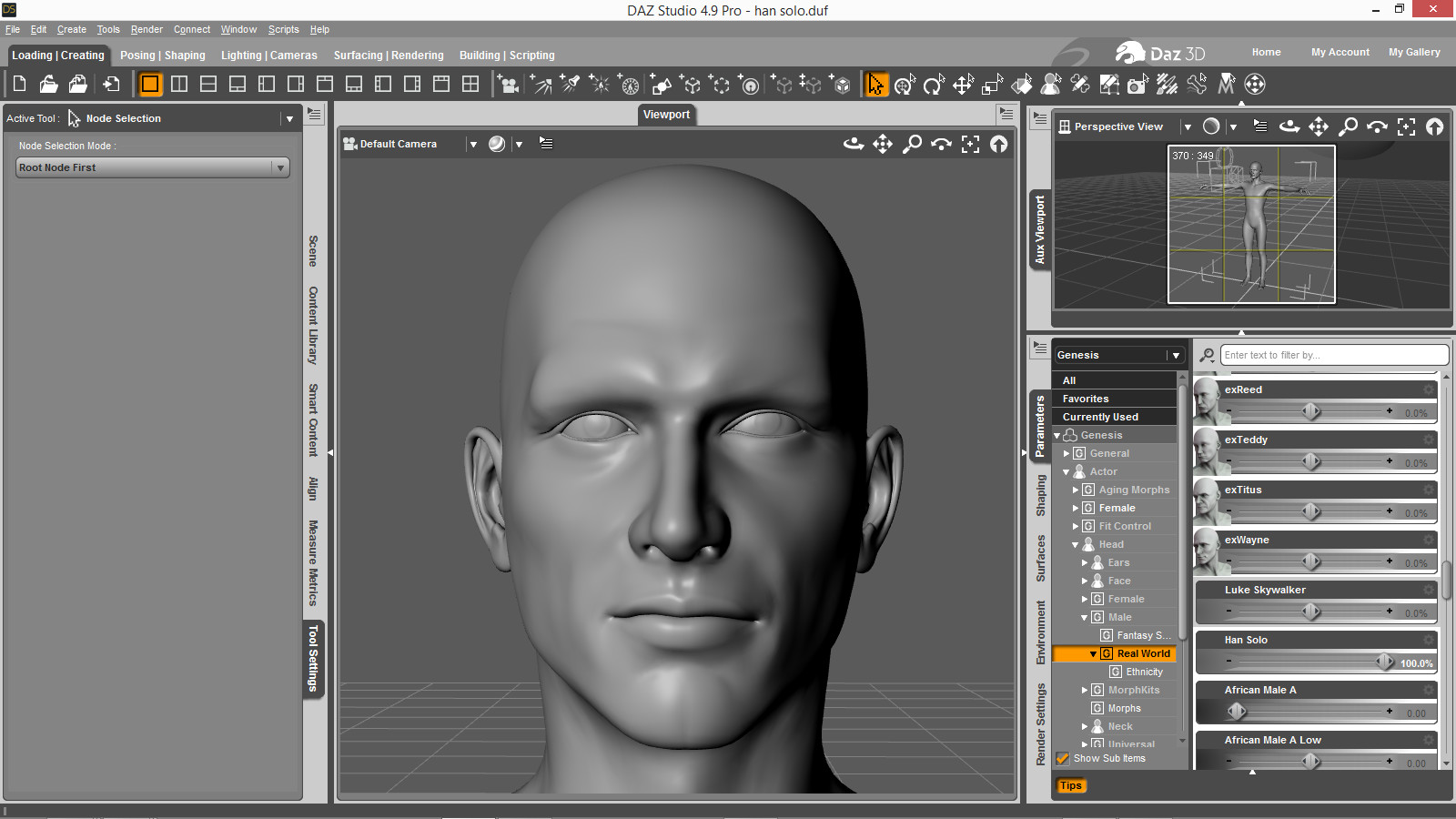 Morph Import to DAZ Studio