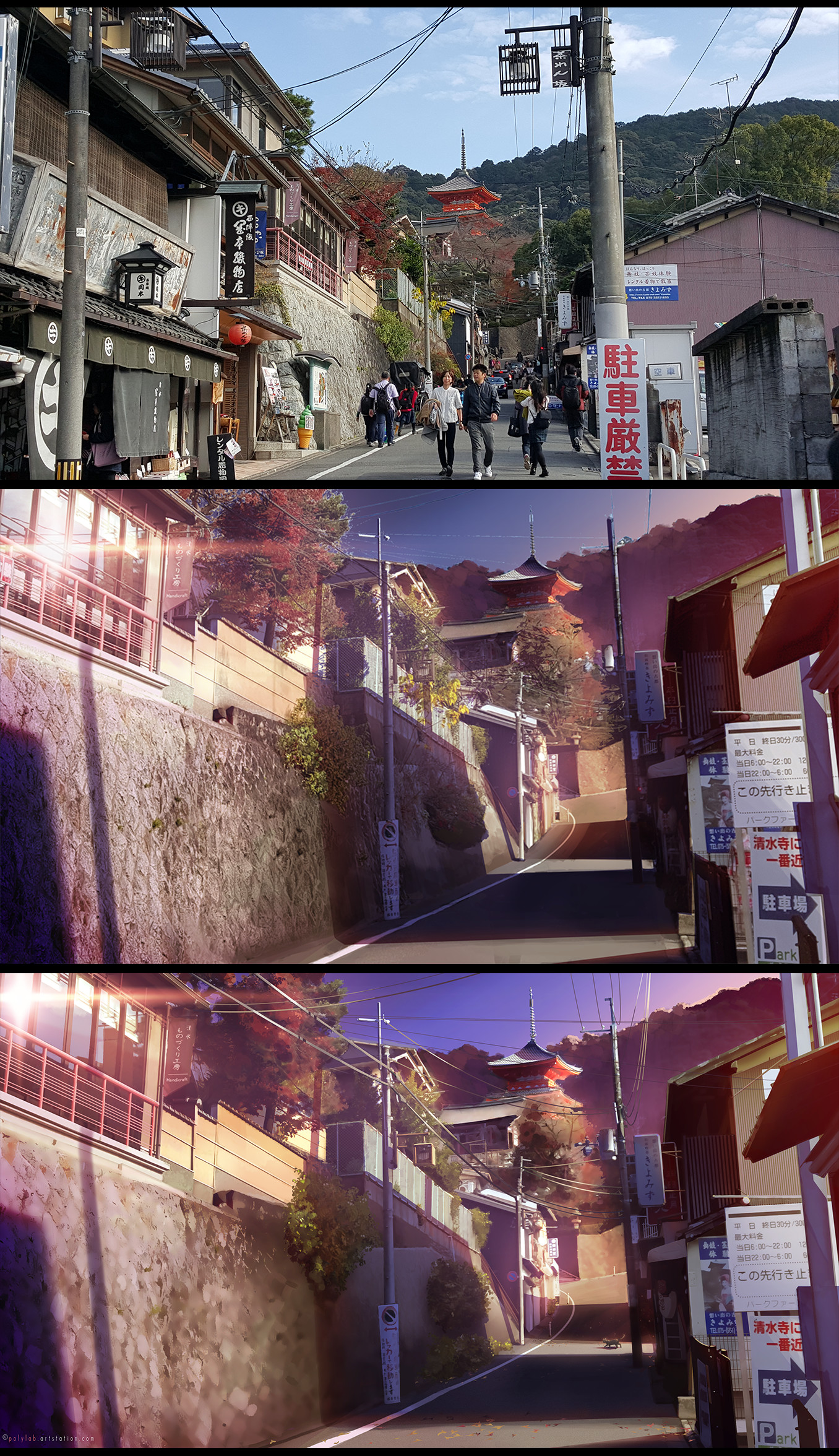 Artstation Art Study Makoto Shinkai Russell Benjamin Chua