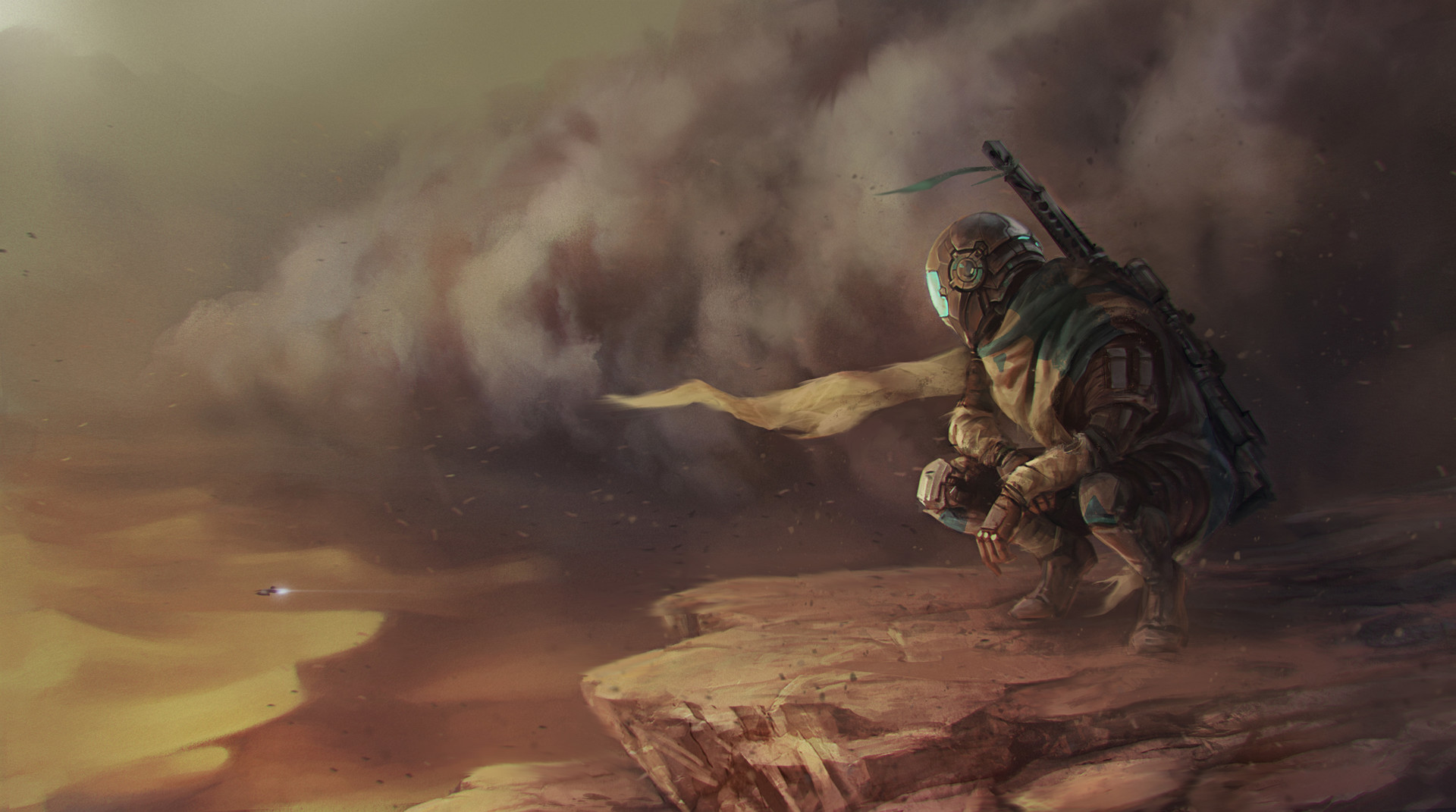 Artstation Desert Watch Jens Kuczwara