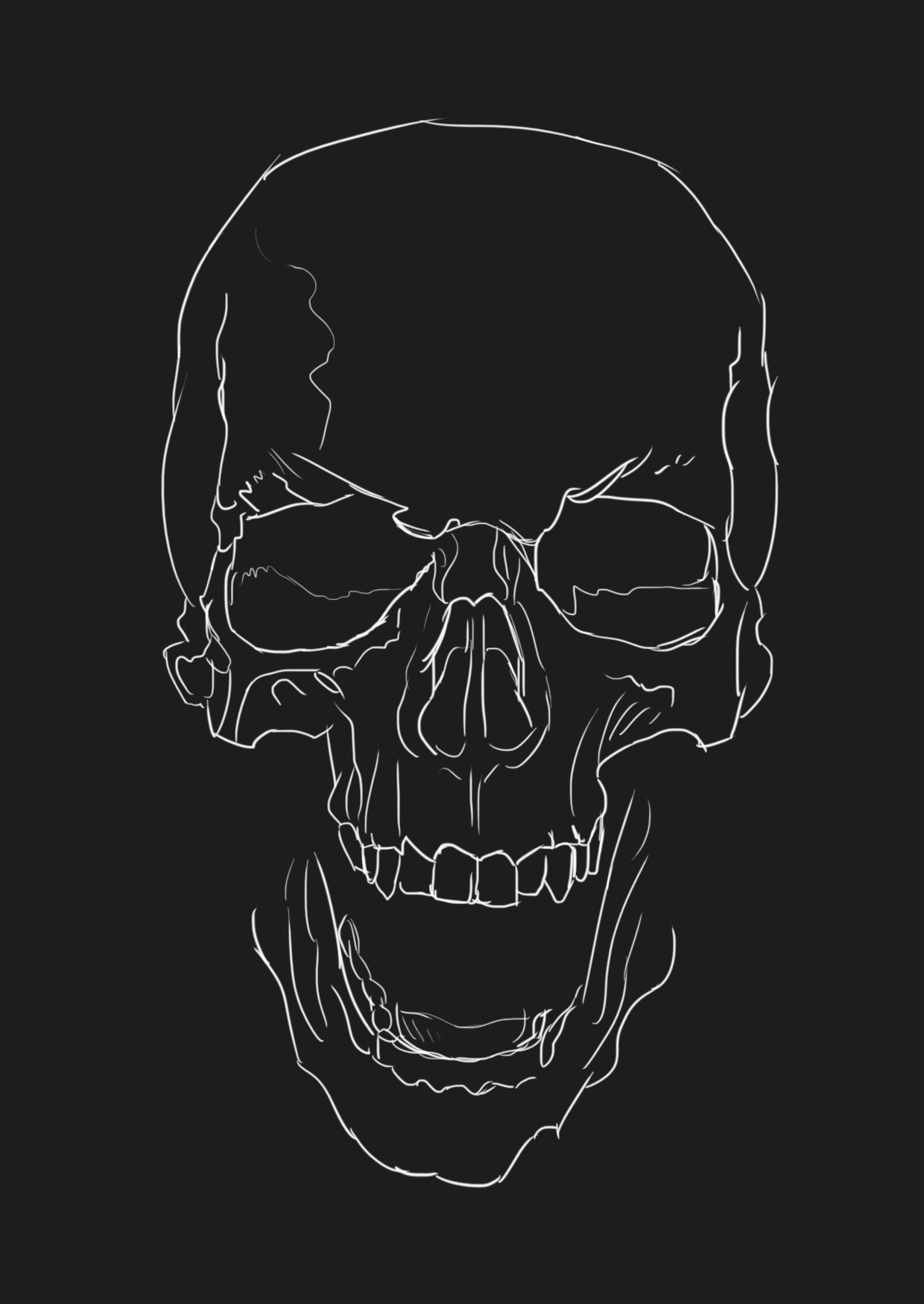 ArtStation - Skull Sketches