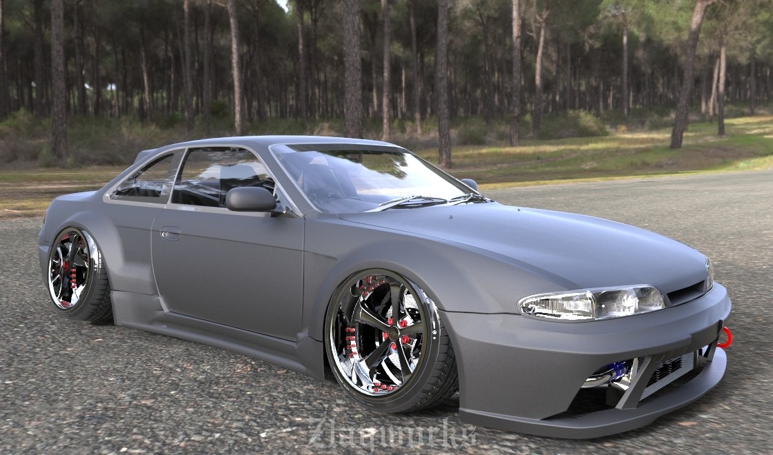 Nissan silvia black