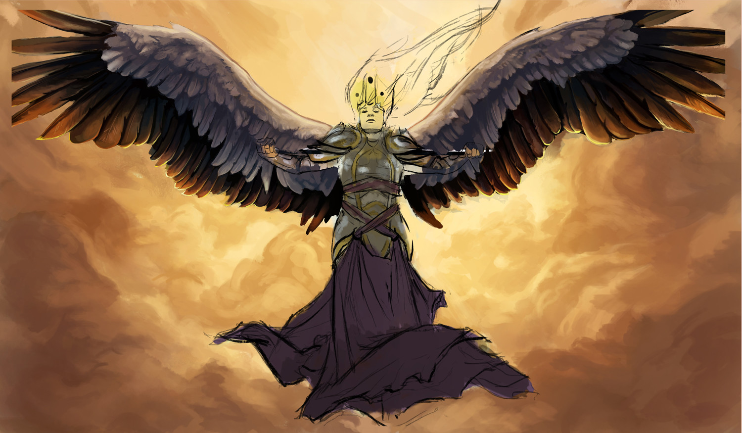 First pass on the wings
