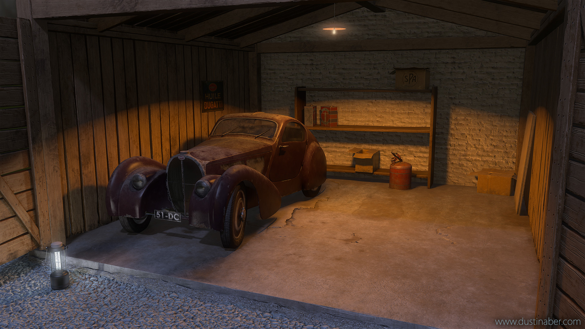 Dustin Aber Bugatti Type 51 Barn Find