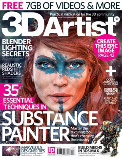3D Artist Magazine cover