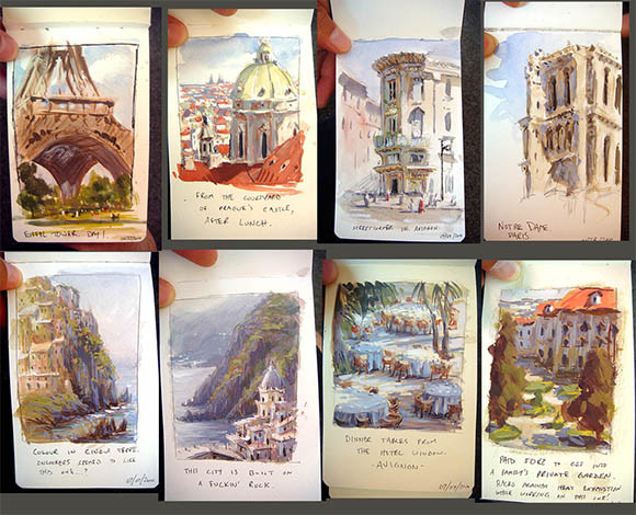 Small World - Travel Sketchbook – Marco Bucci Art Store
