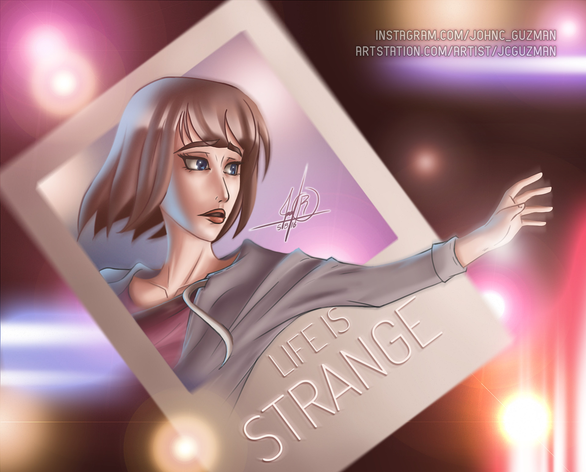 Artstation Max Caulfield Life Is Strange Fan Art Juan