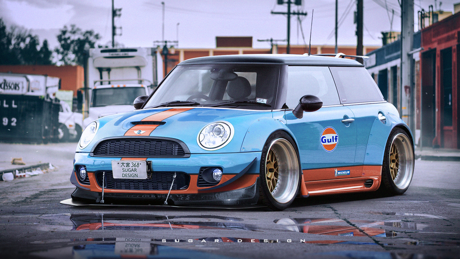 Mini JCW Gulf&amp;RWB Edition