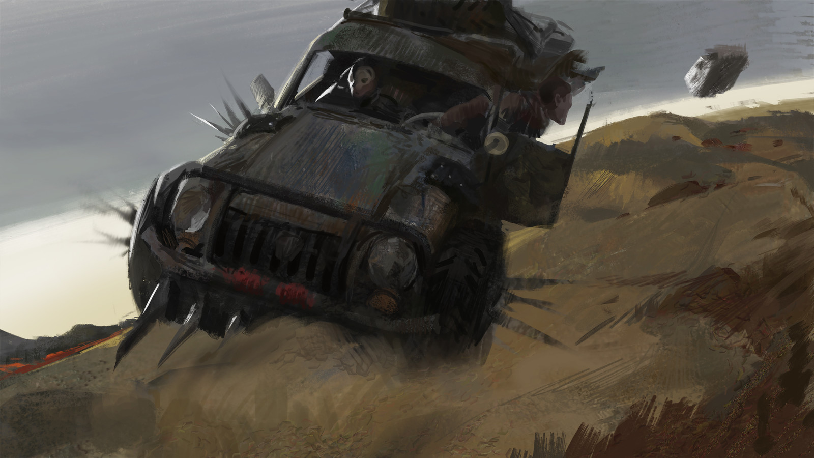 try to paint