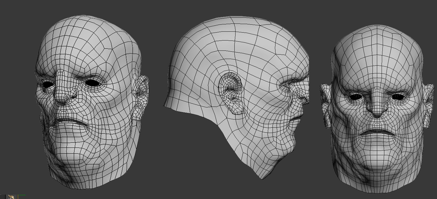retopology  face 
