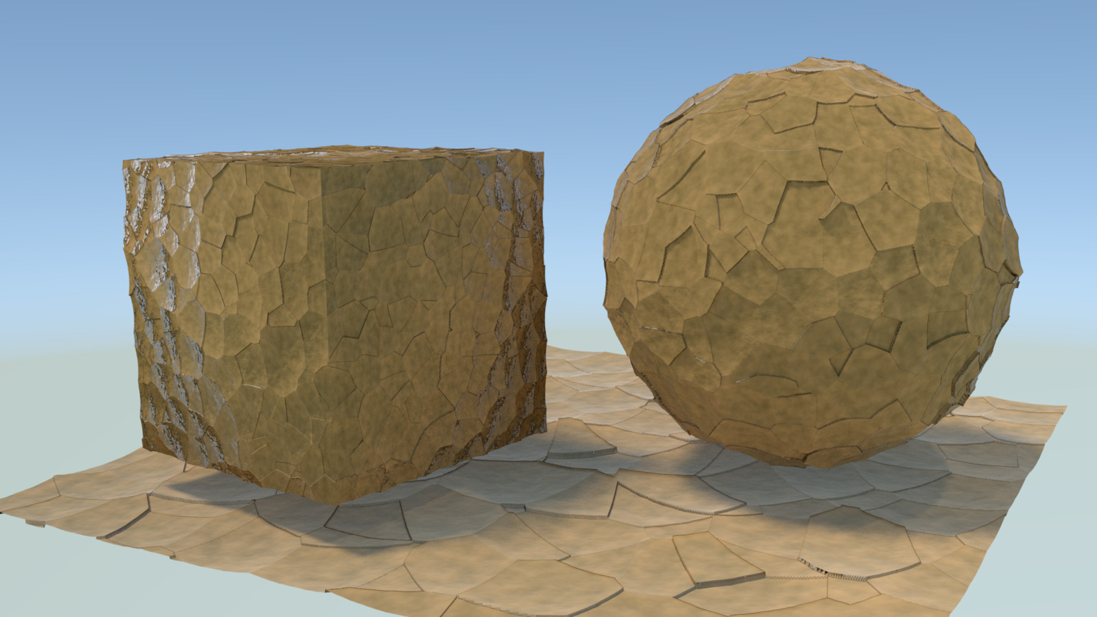 second render; more realistic displacement.