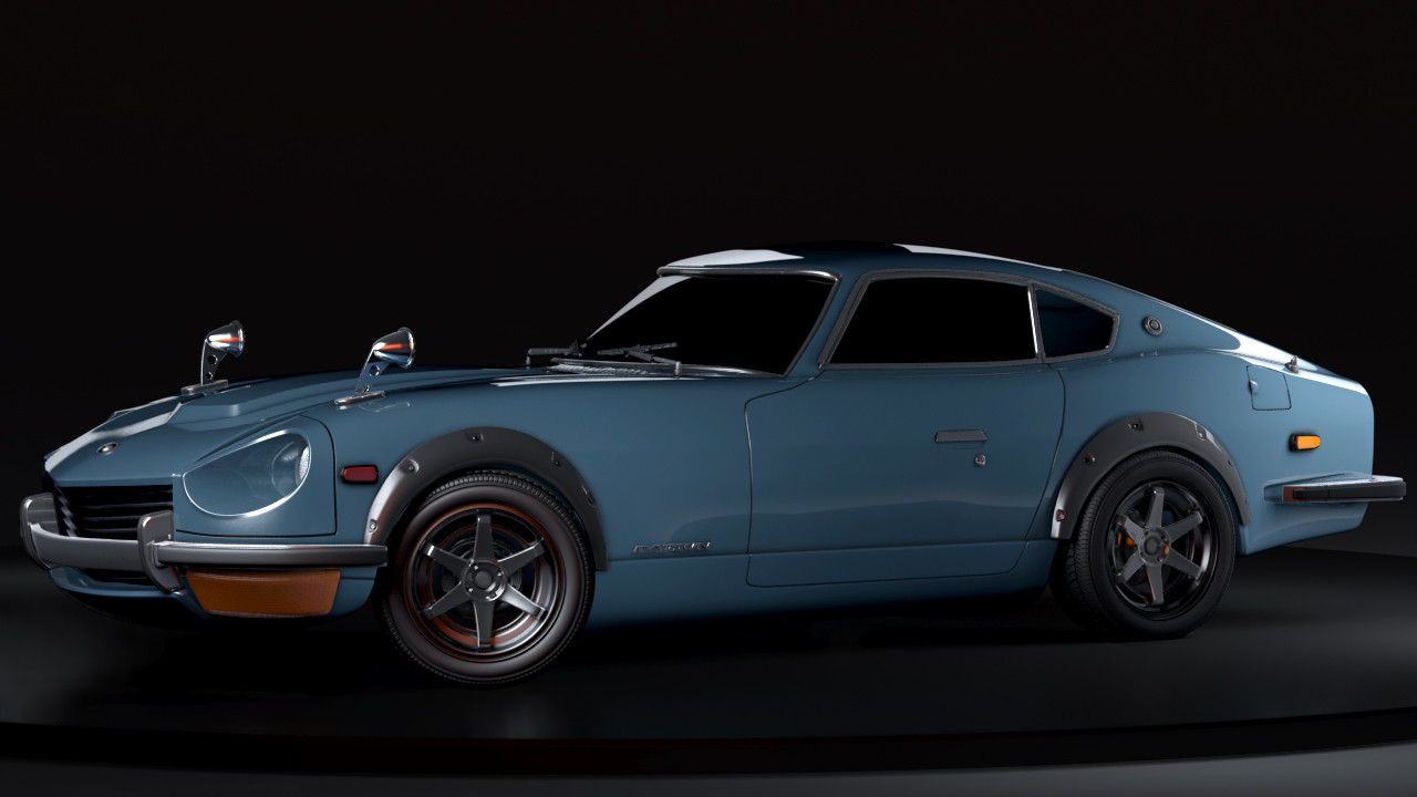 Nissan 240z рисунок