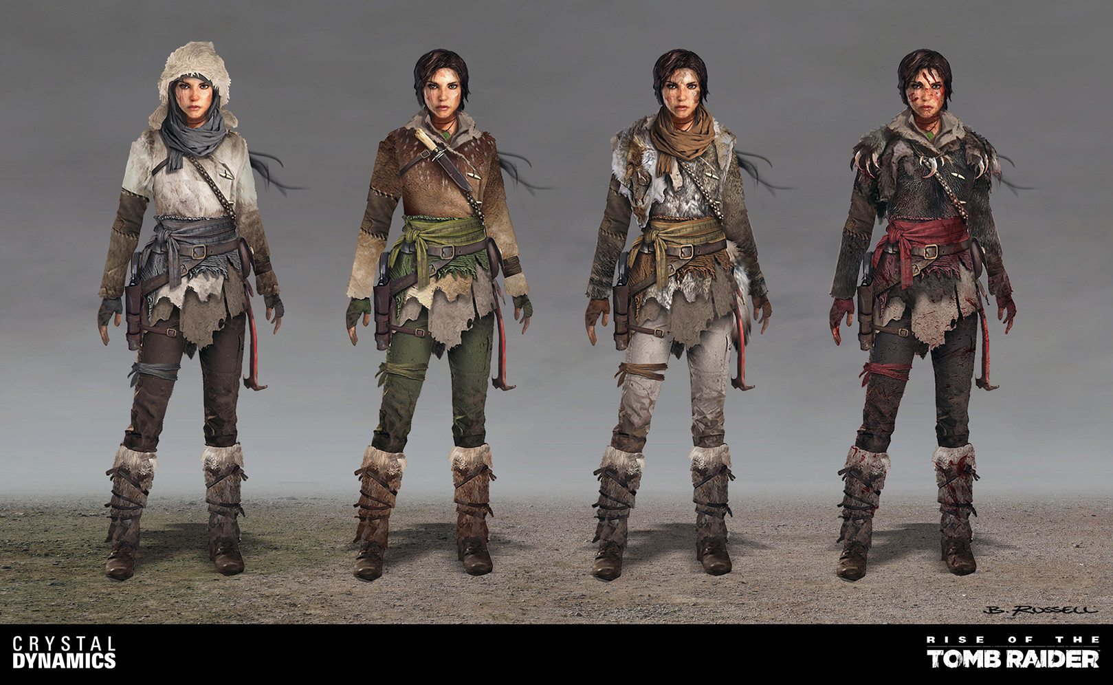 Tomb Raider Anniversary Outfits