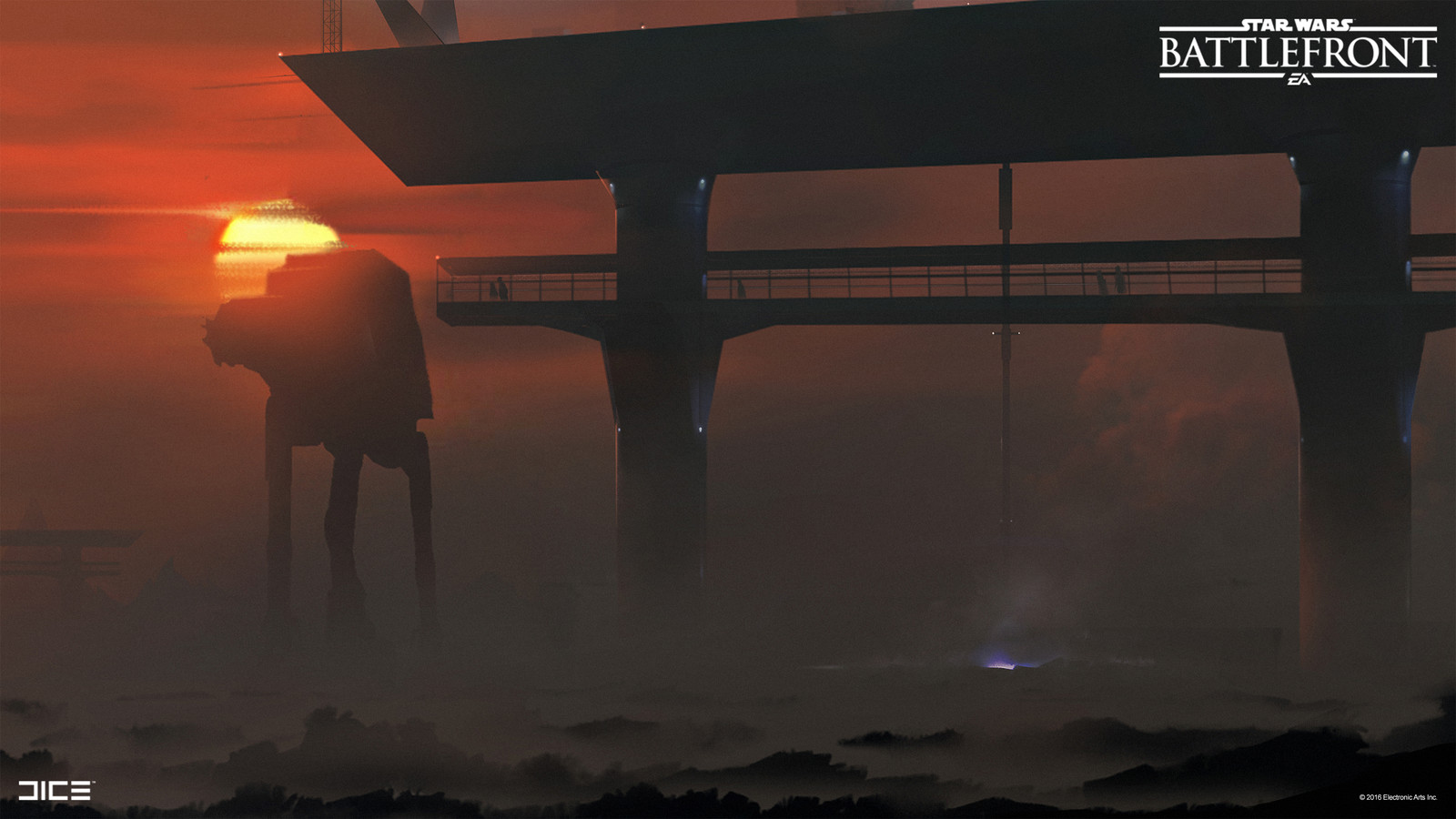 Sullust Concept Art exploration for the 2015 Star Wars Battlefront game. (2013)