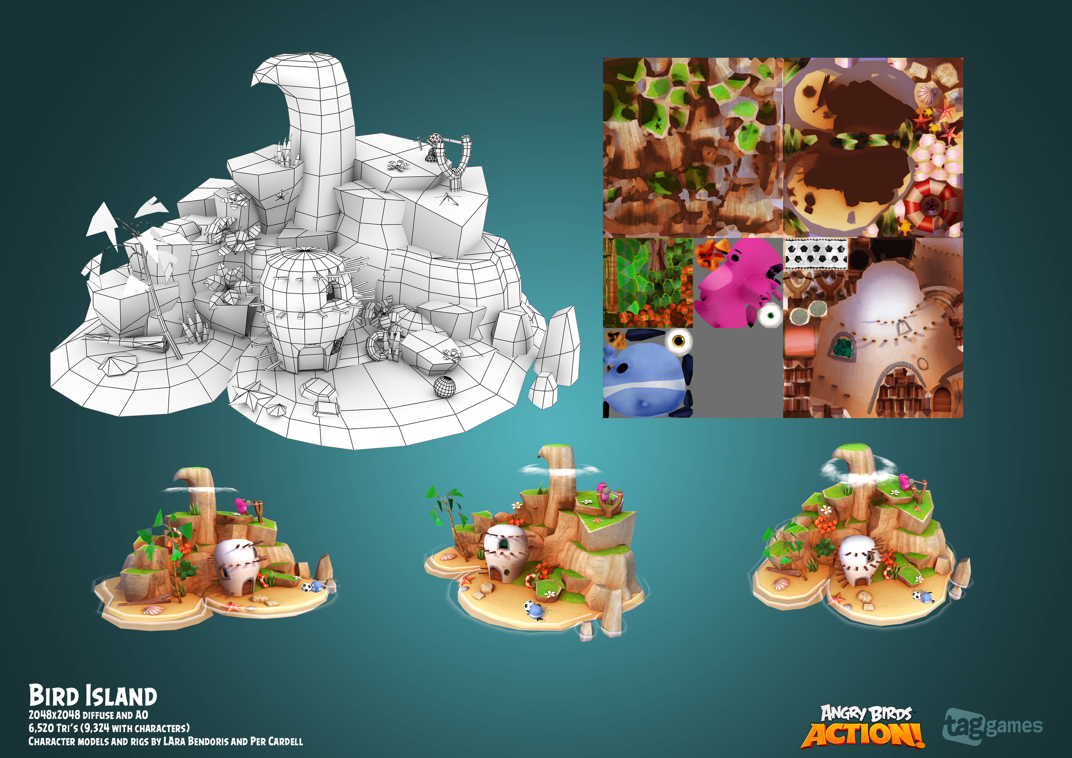 artstation angry birds action bird island kerri targett