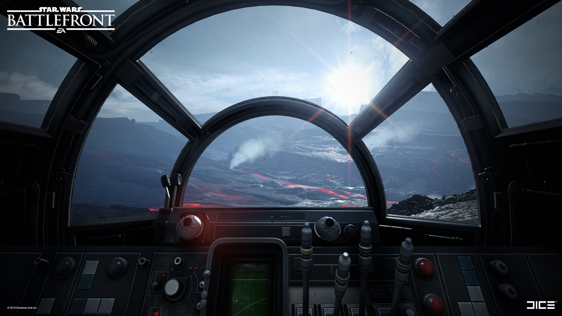 Artstation 2015 Star Wars Battlefront Vehicle Cockpit