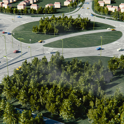 Adam farmer as roundabout