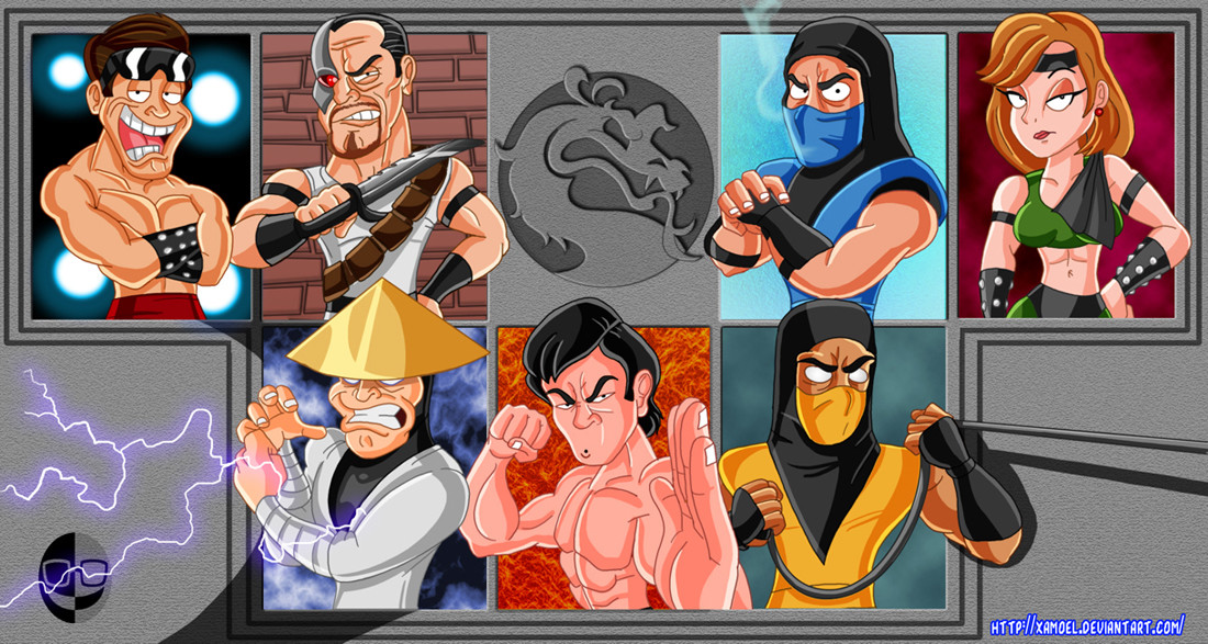 All the Mortal Kombat X Characters return in the fun cartoon style by the  Xamoel Brothers in this Fan Art!