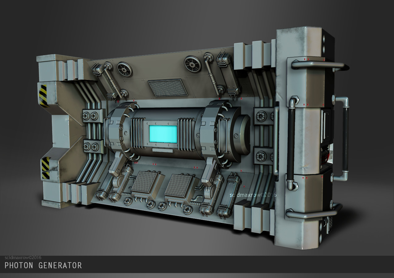 Sci-Fi power generator by shrikeSan on DeviantArt Генераторы, Технологии, Сундук