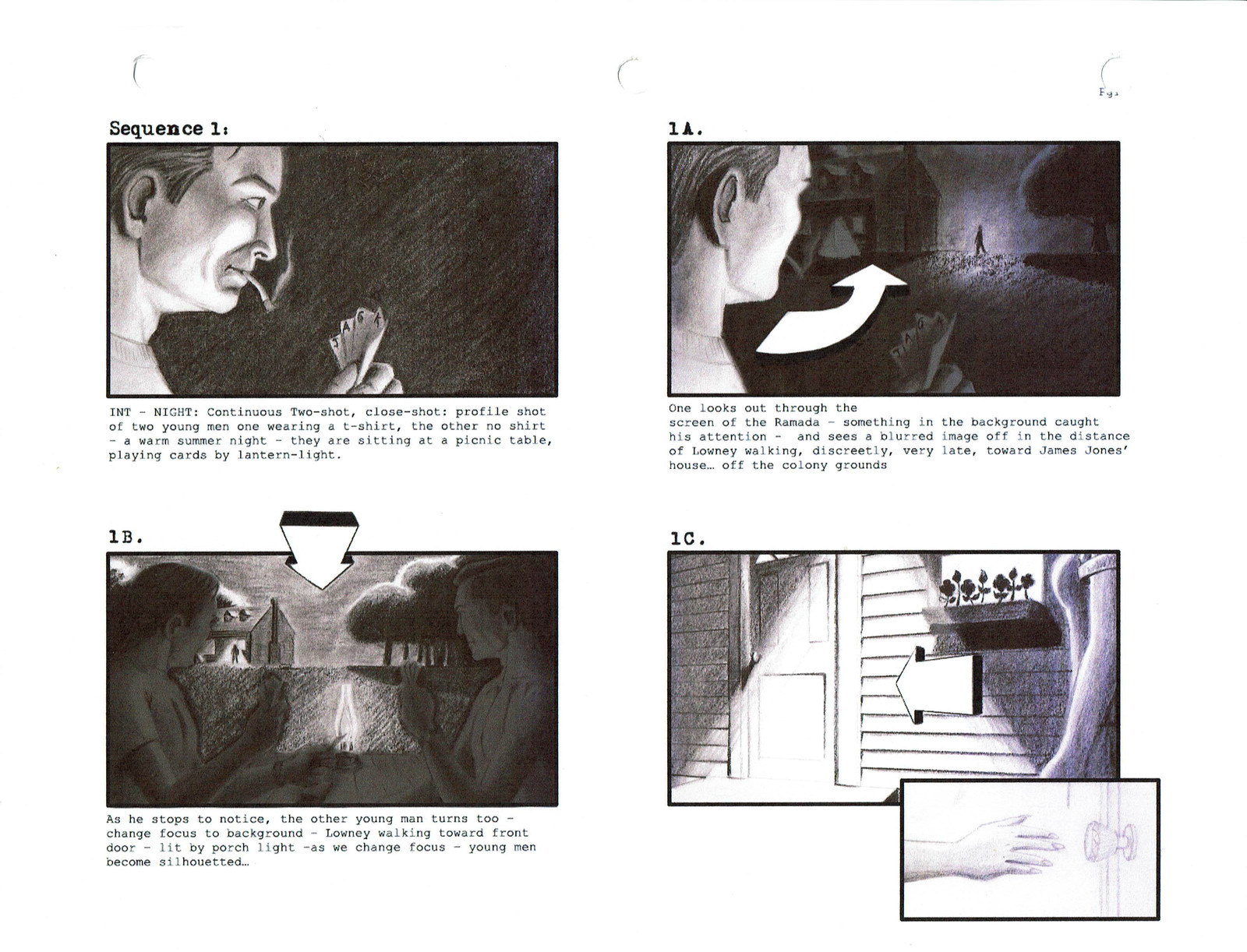 Inside the Handy Writers' Coloney Storyboards