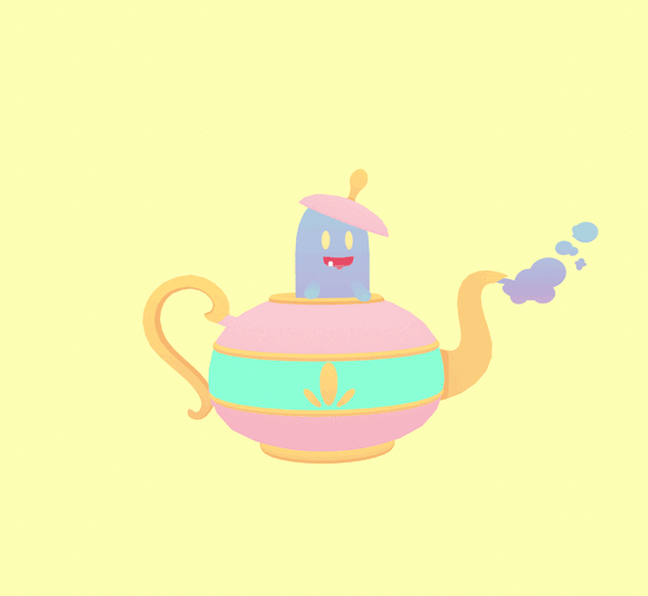 Premium AI Image | A cartoon of a kettle on a stove in a kitchen.