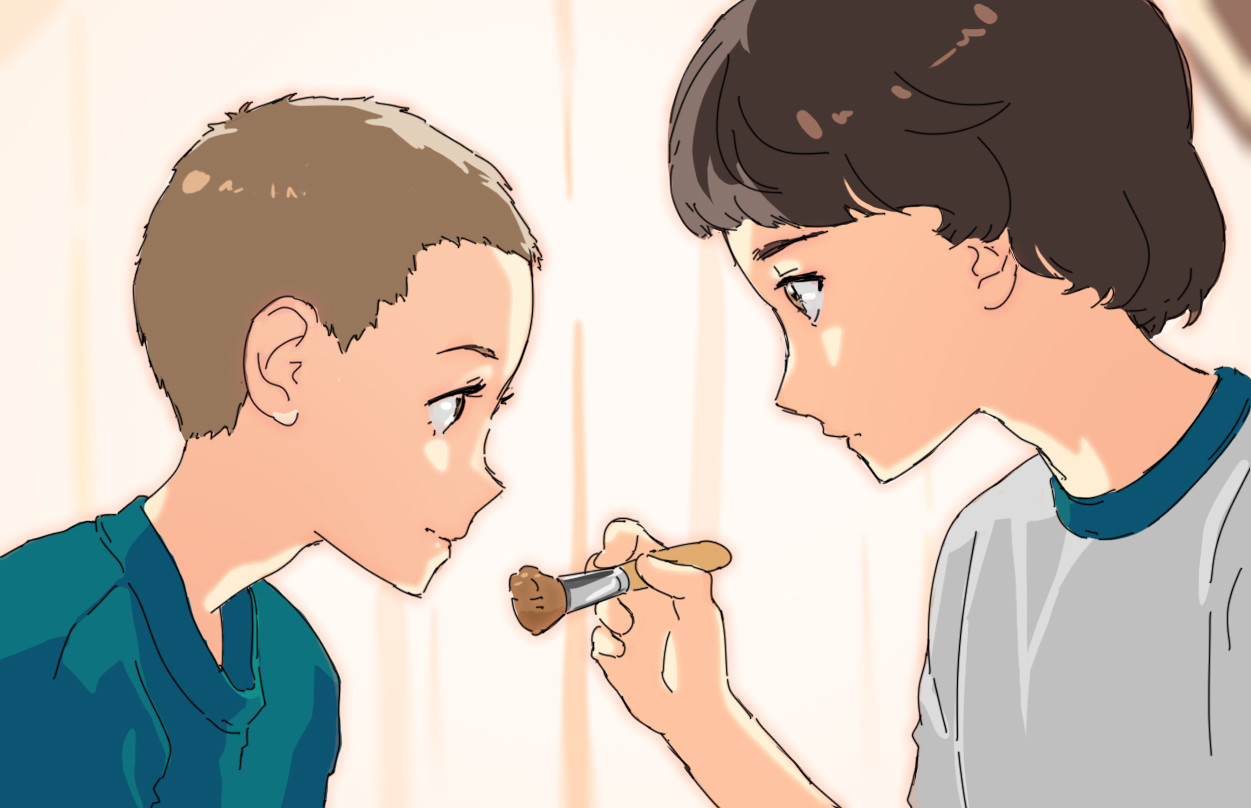Fun fan art of Eleven and Mike for The Netflix Series. 