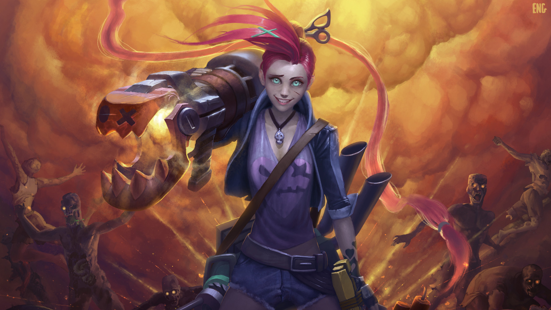 Artstation Slayer Jinx Erik Eng