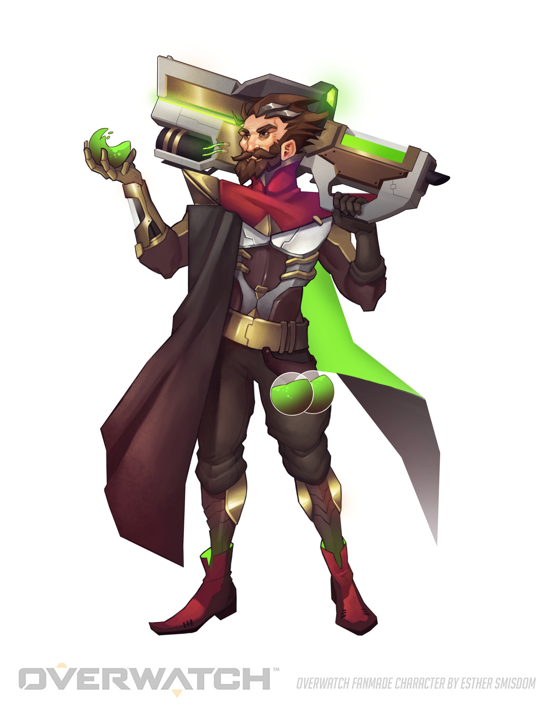 Cyrille Fan-made Overwatch Character.