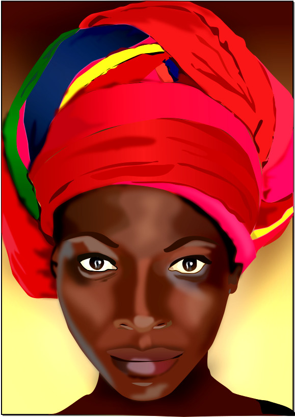 ArtStation - African Lady