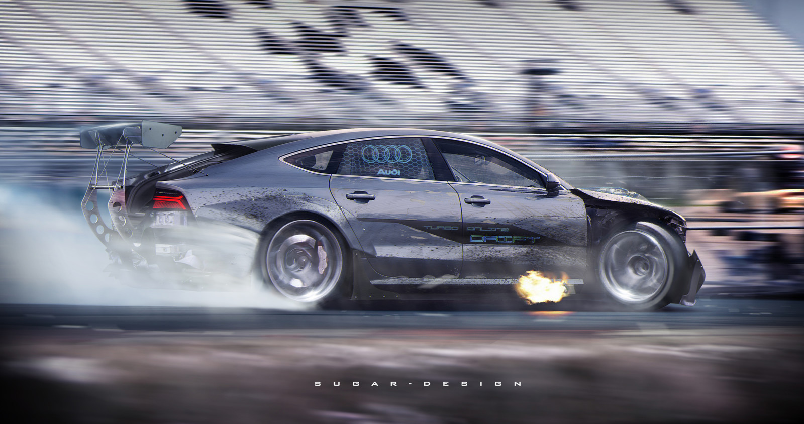 AUDI RS7 Drift Racing
