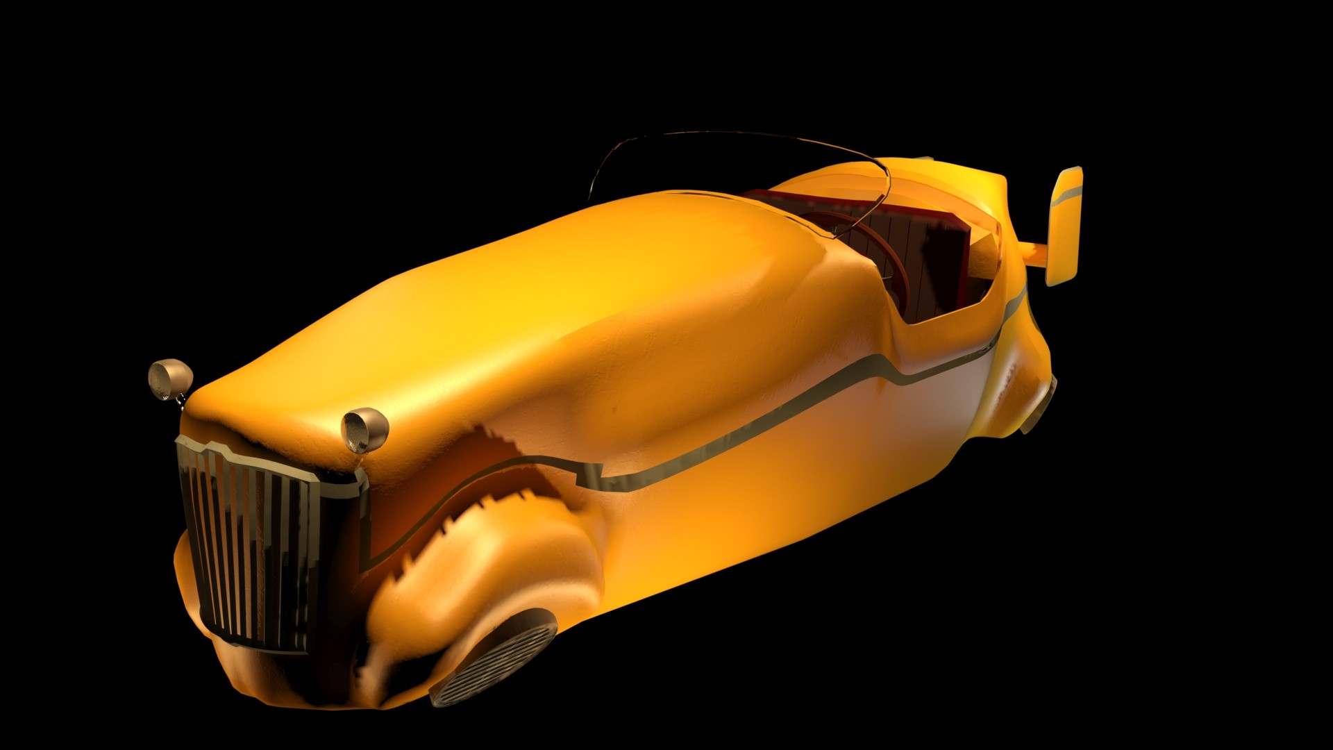 Авто дизельпанк 3d Max