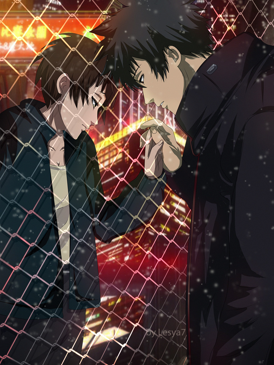 Artstation Psycho Pass Kogami X Tsunemore Lesya Rei